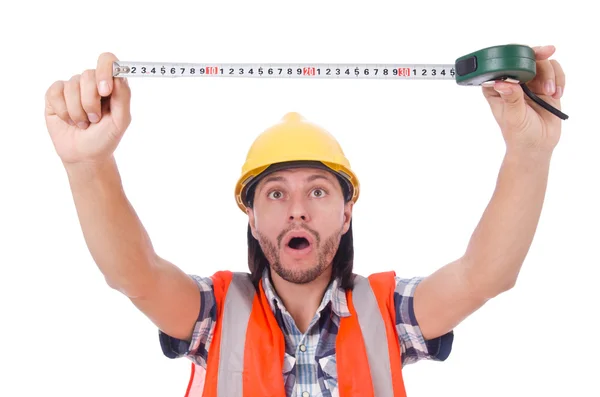 Funny construction worker — Stock Photo, Image