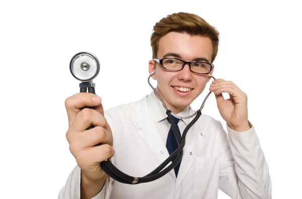 Junge lustige Ärztin — Stockfoto