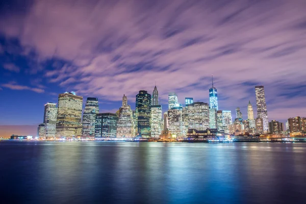 Panorama Manhattanu w Nowym Jorku, USA — Zdjęcie stockowe