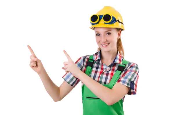 Heimwerker in Overalls — Stockfoto