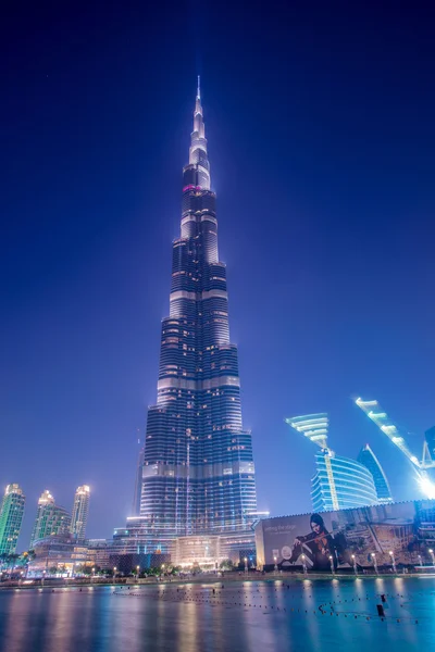 Burj Khalifa en Dubai — Foto de Stock