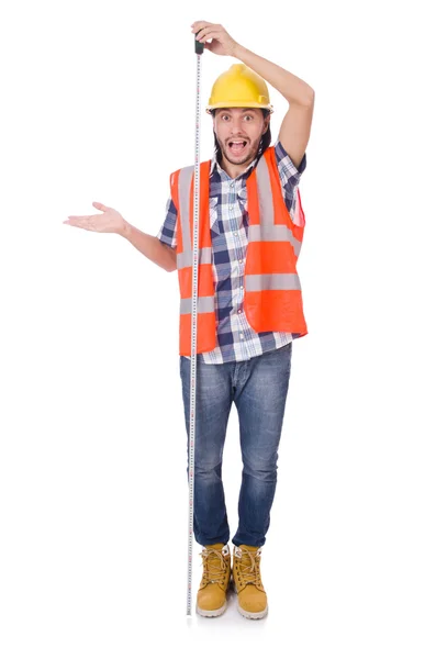 Funny construction worker — Stock Photo, Image