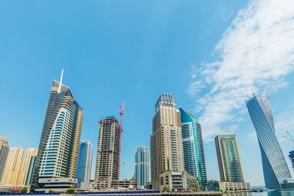 Distretto di Dubai Marina negli Emirati Arabi Uniti — Foto Stock