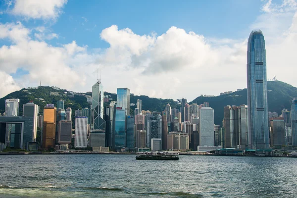 Skyline de Hong Kong en China , — Foto de Stock