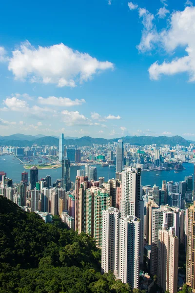 Uitzicht op Hong Kong — Stockfoto