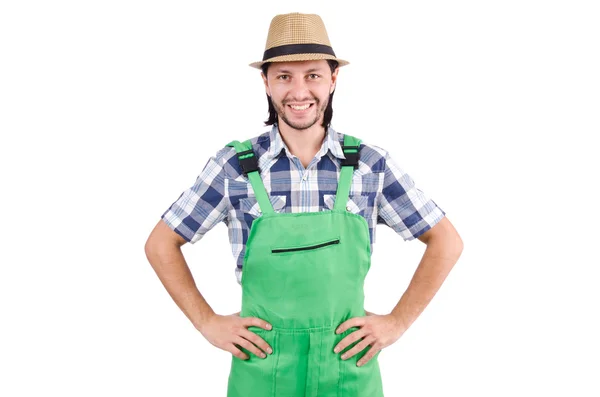 Joven jardinero alegre — Foto de Stock