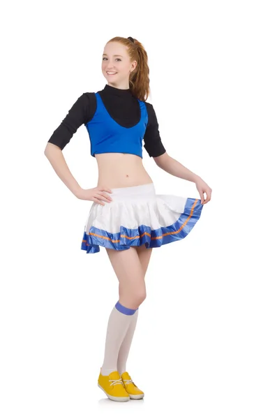 Young girl Cheerleader — Stock Photo, Image