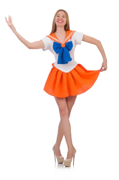 Female model in sailor moon costume Royalty Free Stock Photos