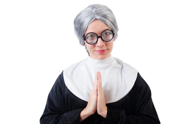 Young Comic nun — Stock Photo, Image