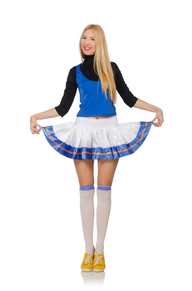 Young Cheerleader woman — Stock Photo, Image