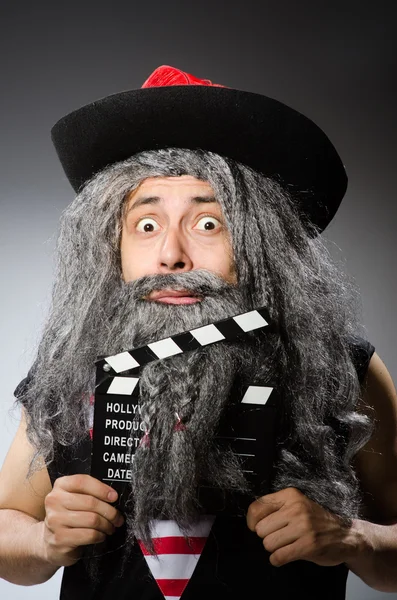 Man in pirate costume — Stock Photo, Image