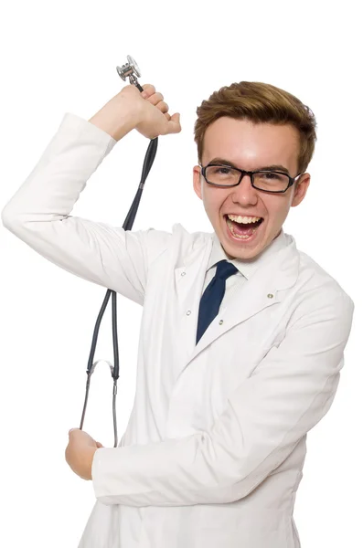 Joven médico divertido — Foto de Stock