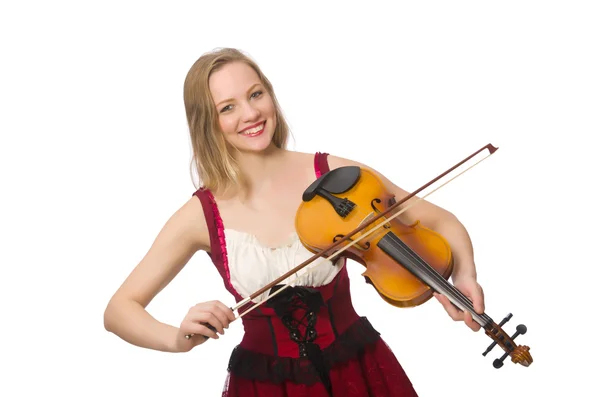 Jovem violinista — Fotografia de Stock