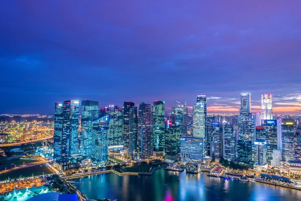 Beautiful  Skyscrapers in Singapore — Stock Photo, Image