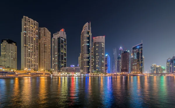 Dubai marina skyscrapers — Stock Photo, Image
