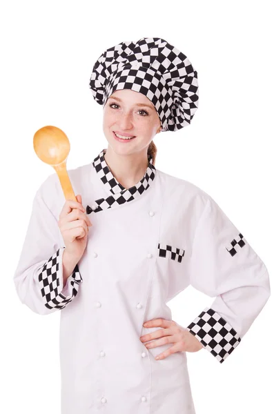 Fiatal női szakács — Stock Fotó
