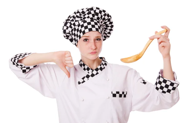 Fiatal női szakács — Stock Fotó