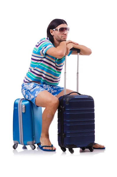 Man in travelling concept — Stock Photo, Image