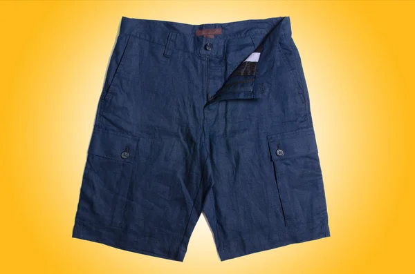 Blå hane shorts — Stockfoto