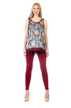 Güzel hamile kadın beyaz tenli.