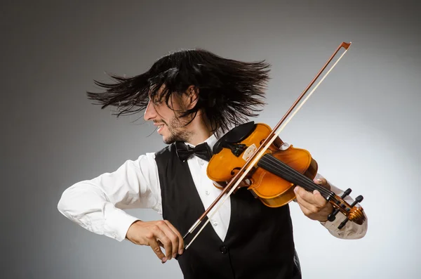 男性ヴァイオリン奏者 — ストック写真