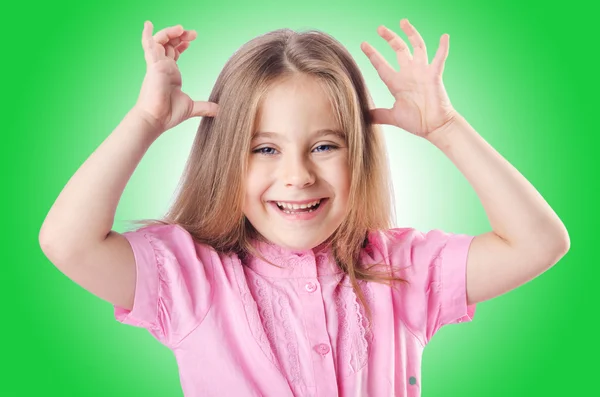 Schattig klein meisje — Stockfoto