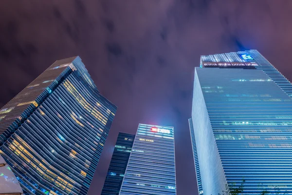 Kancelářské budovy v Singapuru, Singapur — Stock fotografie