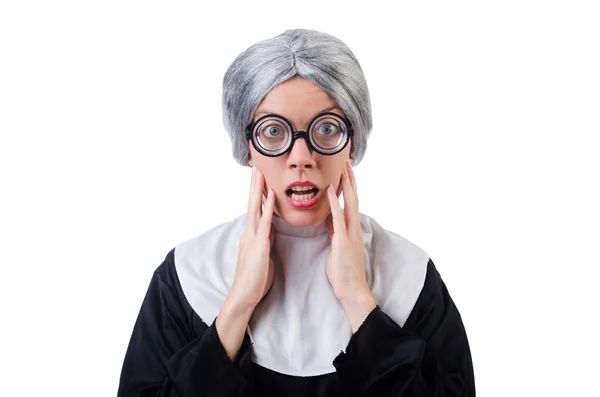 Young Comic nun — Stock Photo, Image