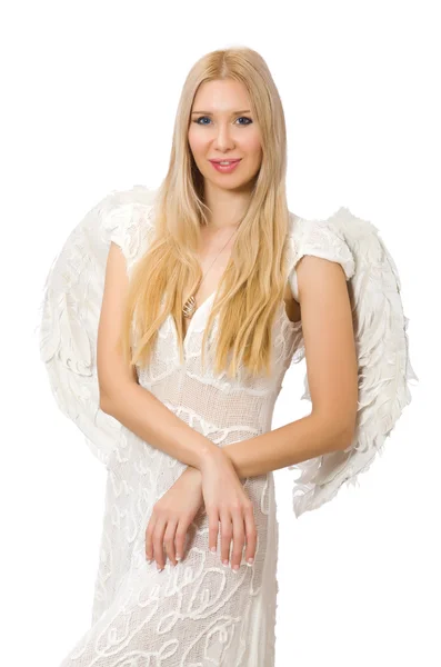 Woman with angel wings — Stock Photo, Image