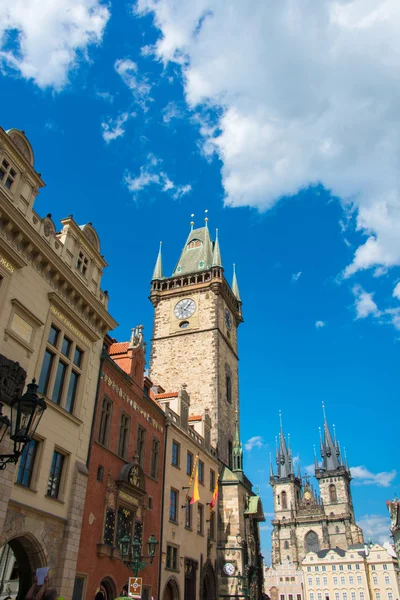 View of Prague on bright summer day — Stock Photo, Image
