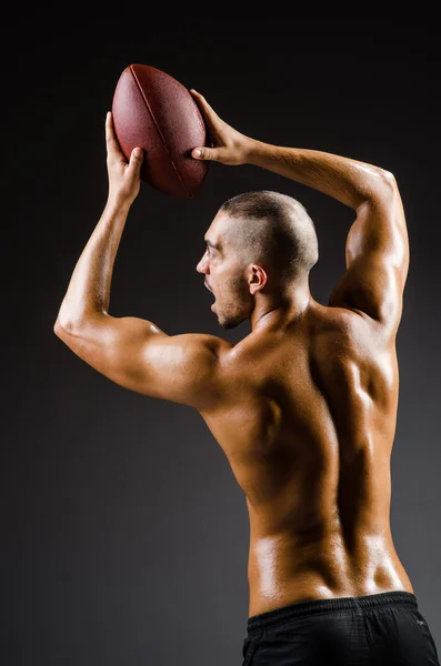 筋肉のフットボール選手 — ストック写真