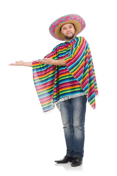 Divertido mexicano en sombrero — Foto de Stock