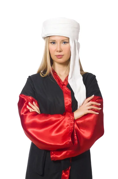 Female in magician suit — Stock Photo, Image