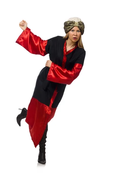 Female in magician suit — Stock Photo, Image