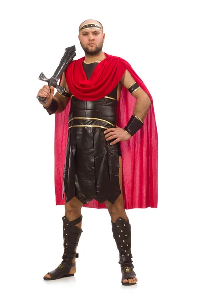 Gladiatore che tiene la spada — Foto Stock