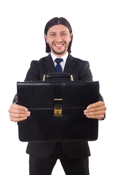 Young businessman isolated on the white background — Stock Photo, Image