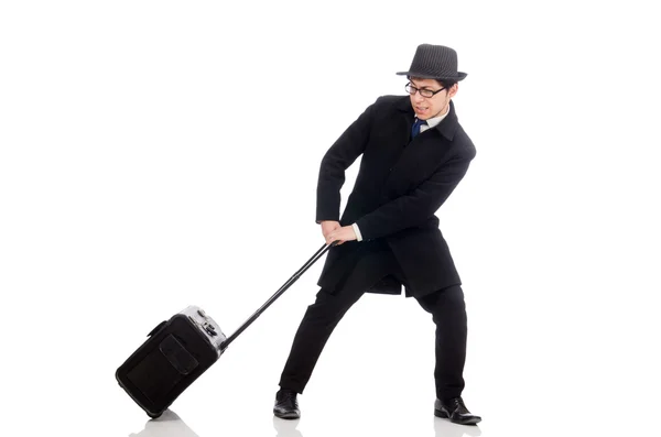 Man holding bag — Stock Photo, Image