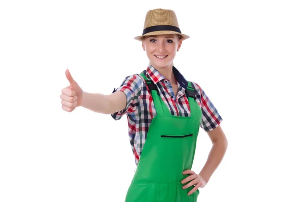 Young  female gardener — Stock Photo, Image