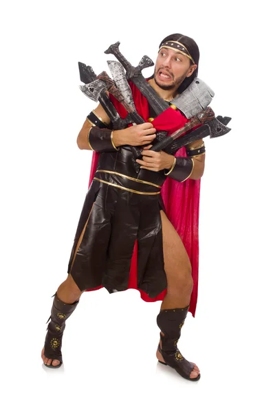 Gladiator bedrijf bewapening — Stockfoto