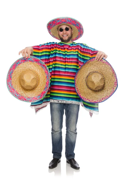 Funny mexican isolated on white — Stock Photo, Image