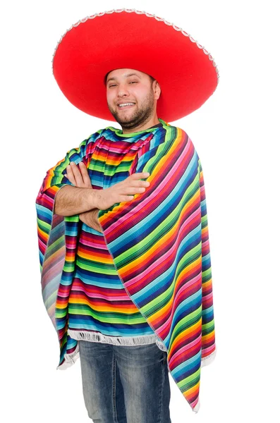 Grappig Mexicaans geïsoleerd op wit — Stockfoto