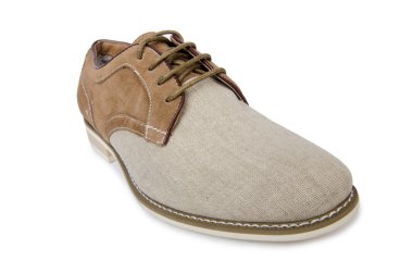 Erkek ayakkabıları beyaz arkaplanda izole