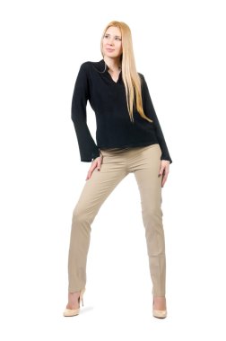 Güzel hamile kadın.