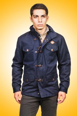 Degrade karşı erkek ceket