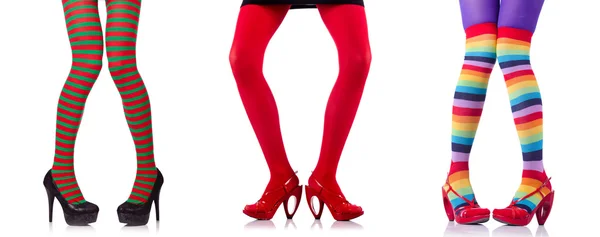 Жінка ноги ізольовані — стокове фото