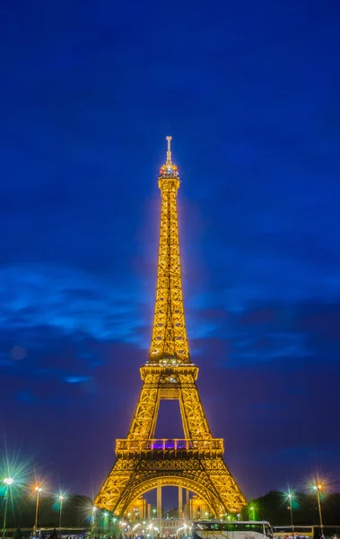 Eiffel Tower on July 12, 2013 in Paris. — Stock Photo, Image