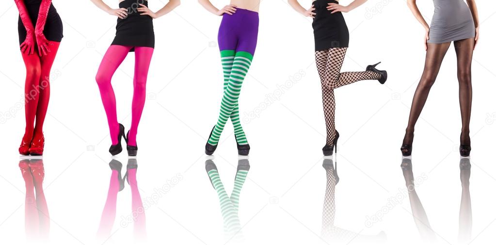 Woman legs isolated