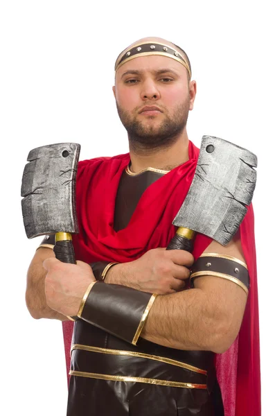 Hombre fuerte gladiador — Foto de Stock