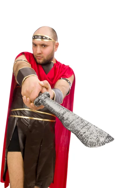 Strong gladiator man — Stock Photo, Image