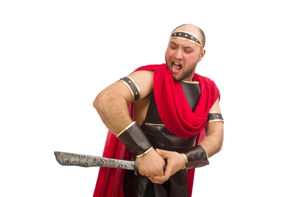 Strong gladiator man — Stock Photo, Image